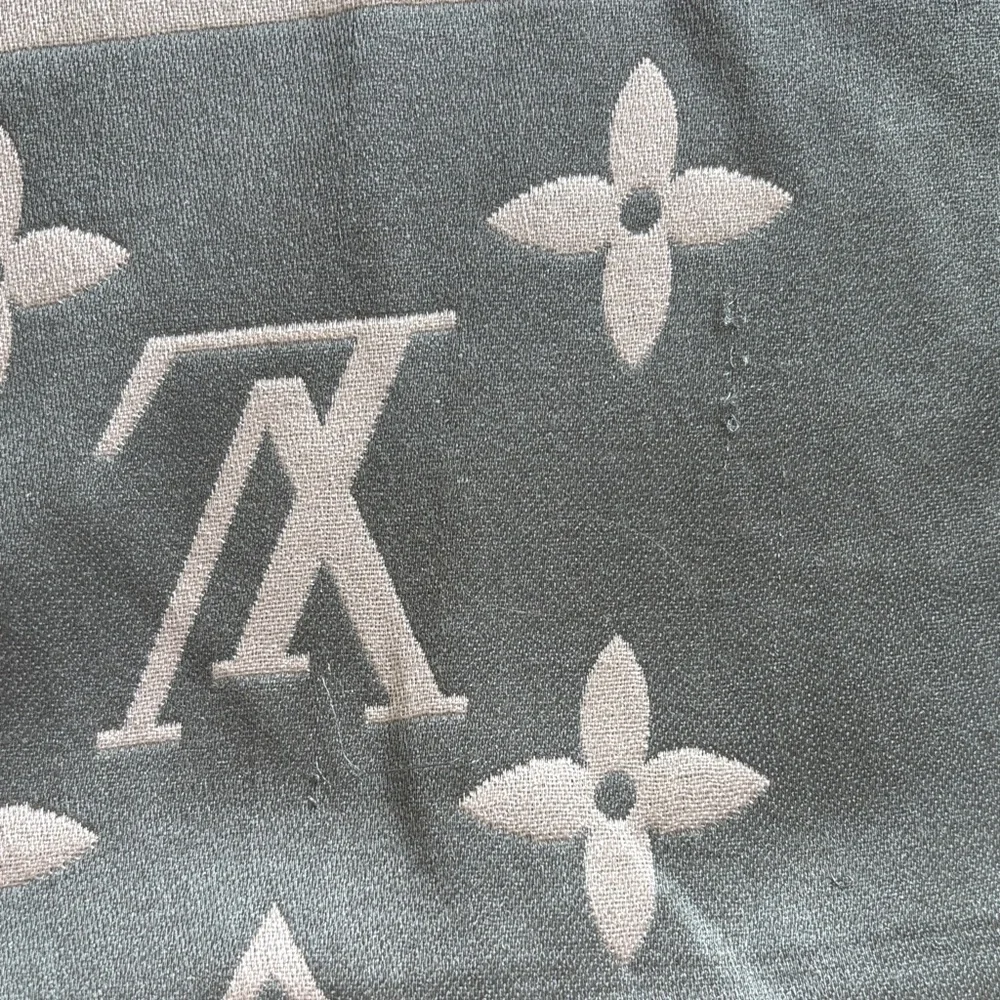 Gray and Pink Fashion Scarf - Picture 10 of 11